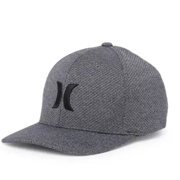 Hurley Other - Hurley Unisex Icon Baseball Cap Sz Sm-Med Dk Grey Heather Textured Flex Fit NWT